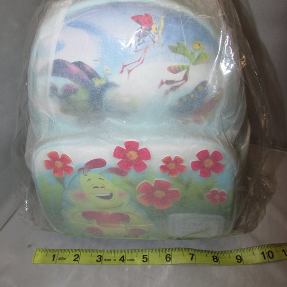 Loungefly Pixar A Bug's Life Earth Day Mini Backpack New With Tags - Picture 5 of 7